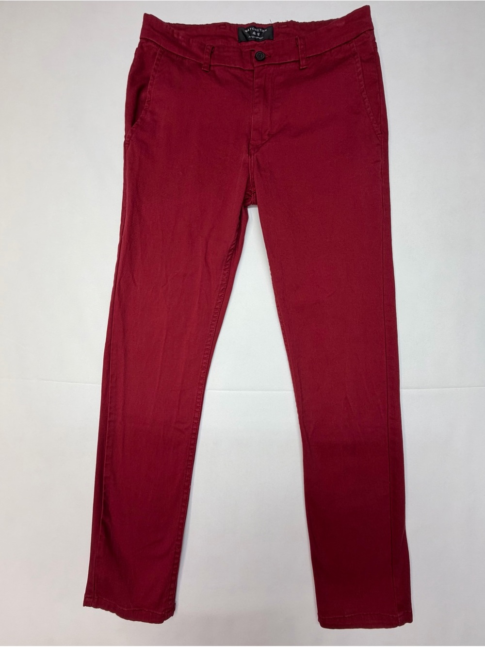 Men's Matchstick Red Chino Pants - 30 Waist